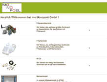 Tablet Screenshot of monopoel.de